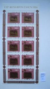 Německo BRD - čistý KB blok známek katalogové číslo 1065