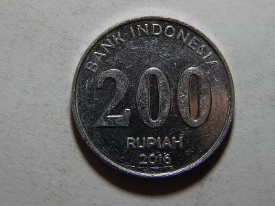 Indonésie 200 Rupiah 2016 XF č24082