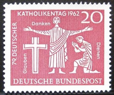 Německo 1962 Setkání katolíků Mi# 381 0340