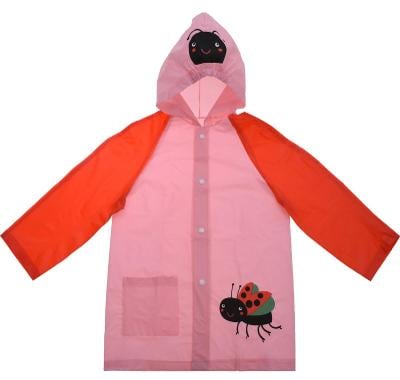 Dětská pláštěnka PVC - Barva růžová s beruškou. Velikost XS. Nová.