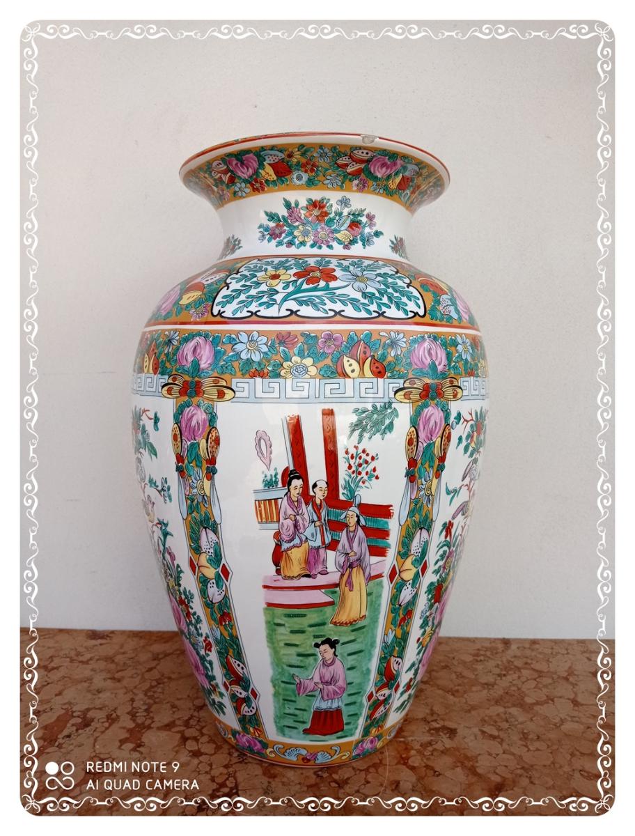 *** Super nádherná masivní porcelánová malovaná xxl orient váza *** - Starožitnosti a umění