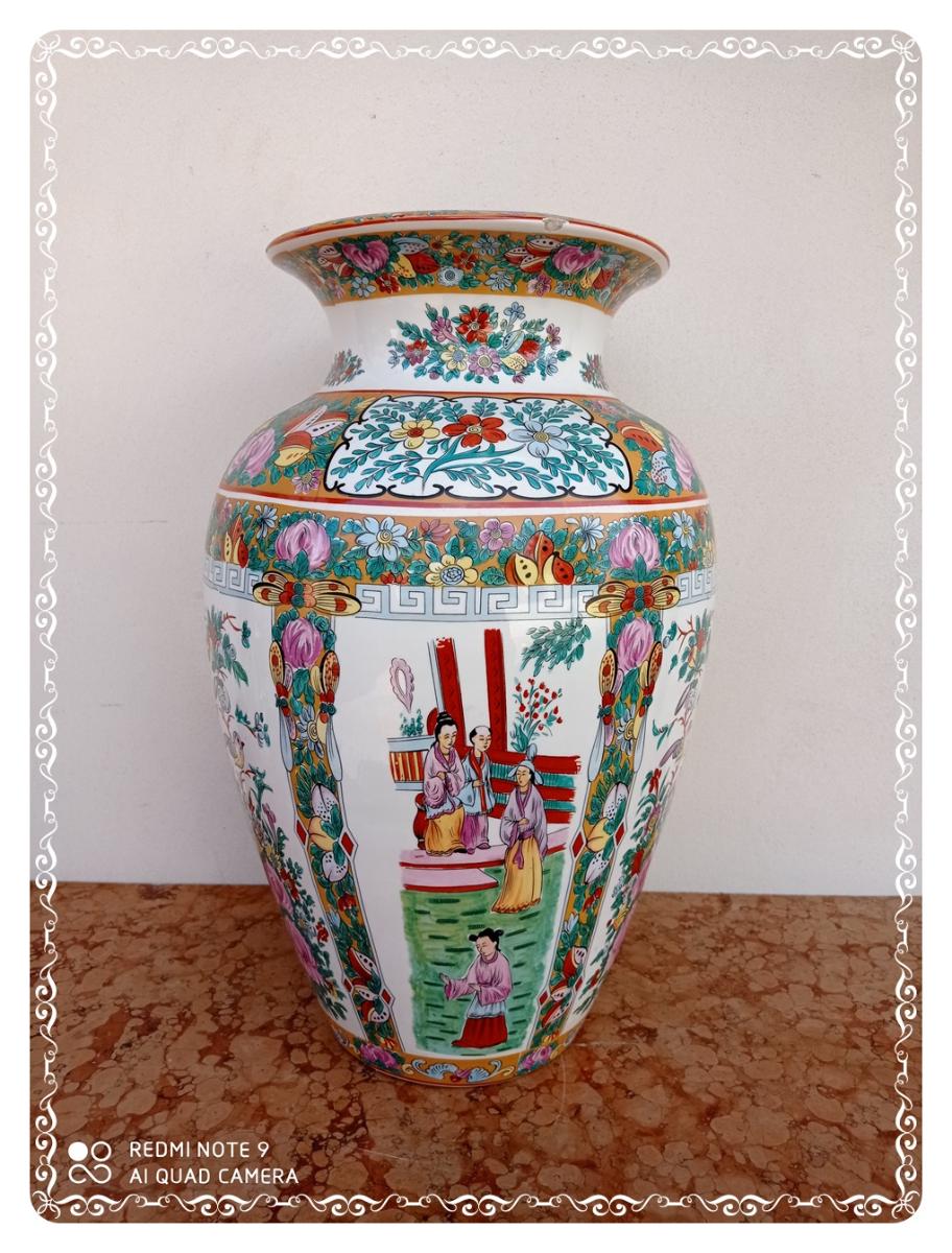 *** Super nádherná masivní porcelánová malovaná xxl orient váza *** - Starožitnosti a umění