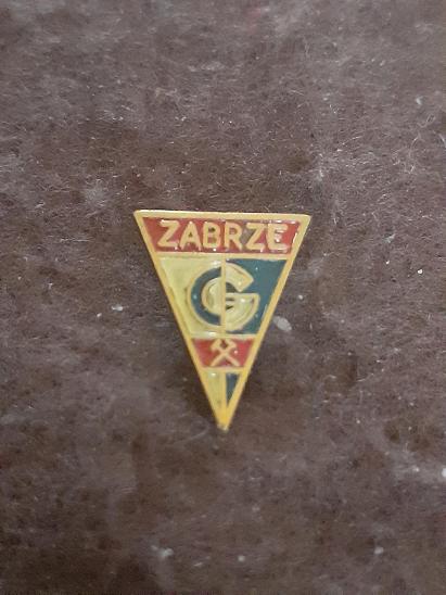 Odznak GORNIK ZABRZE - fotbalový klub Polsko - Odznaky, nášivky a medaile