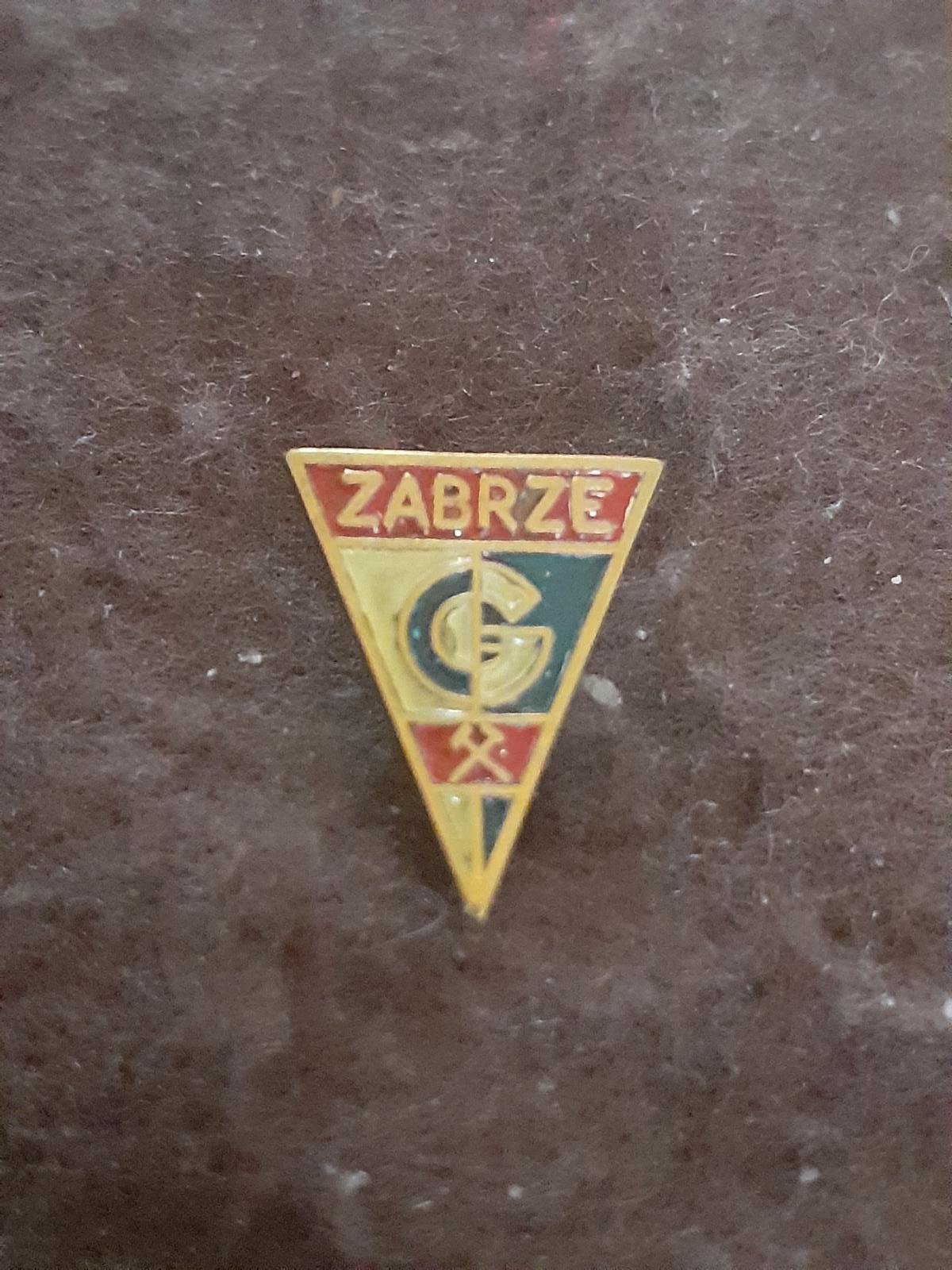 Odznak GORNIK ZABRZE - fotbalový klub Polsko - Odznaky, nášivky a medaile