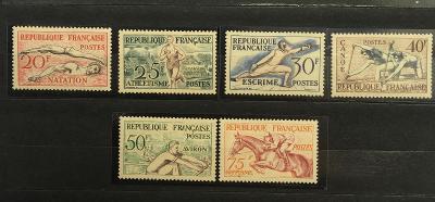 Francie 1953 série Mi.978-983