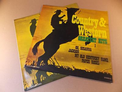 Country & Western GREATEST HITS 1 - 2 Romania 2 lp