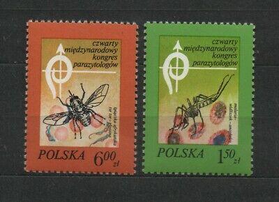 Polsko 1978 Známky Mi 2567-2568 ** hmyz nemoci lék
