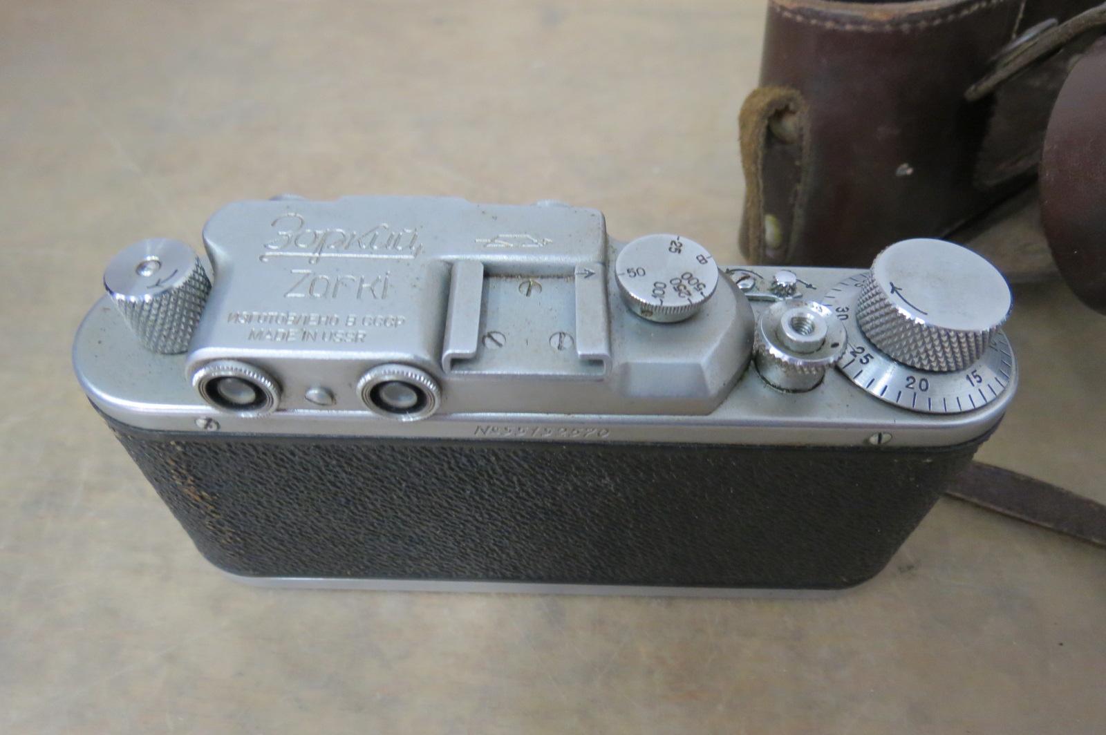 Starý fotoaparát Zorki kopie Leica - pěkný stav - Starožitnosti a umění