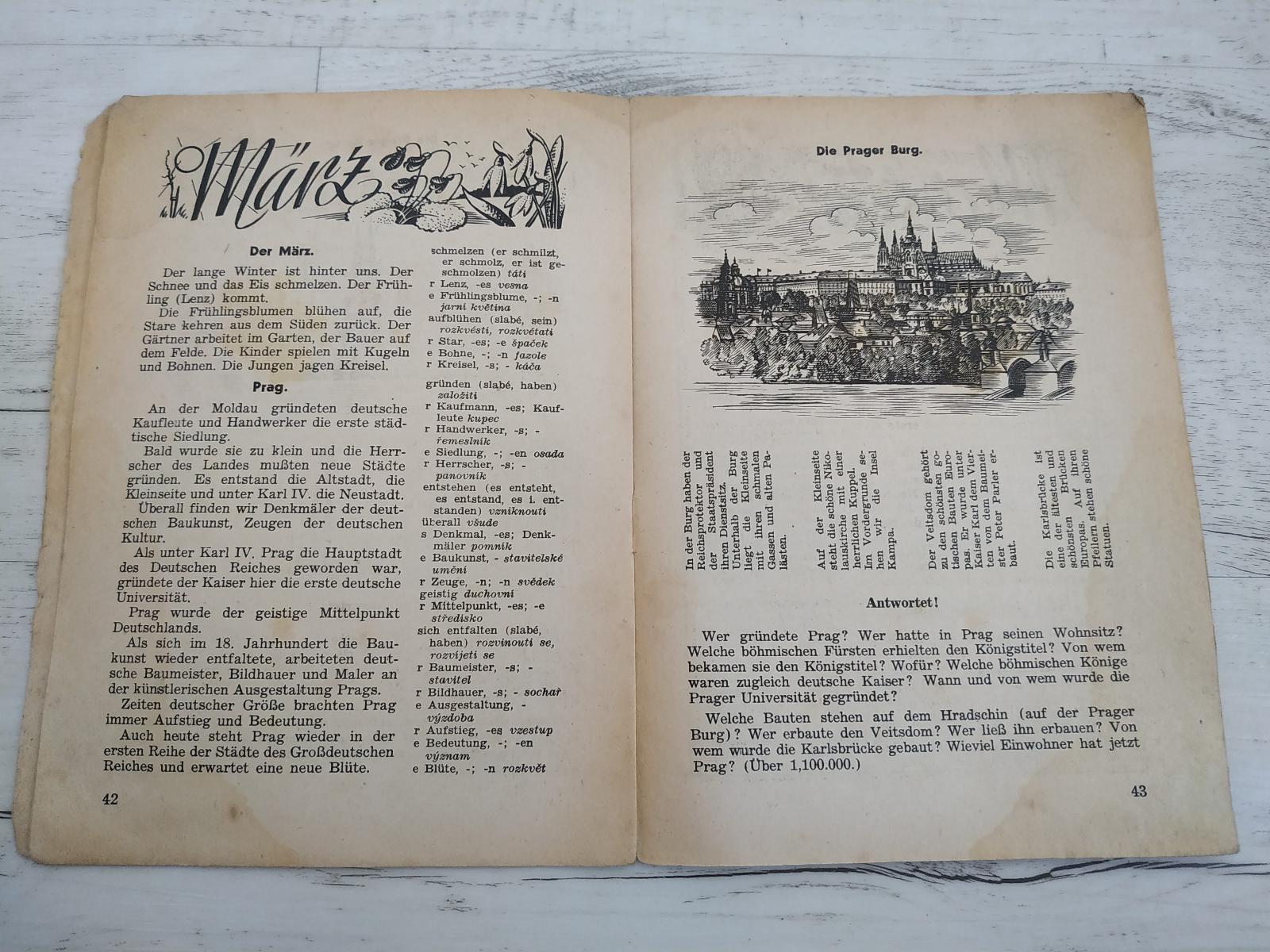 Staré noviny Válka Hitler Voják Foto Hácha Vůdce Praha hrad 1942 - Vojenské sběratelské předměty