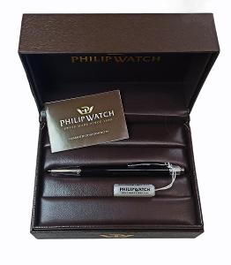 Luxusní kuličkové pero Philip Watch černý lak. PC: 5000Kč (KT4097)