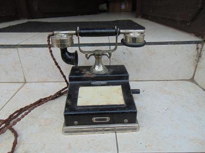 Starožitný telefon  stylová dekorace