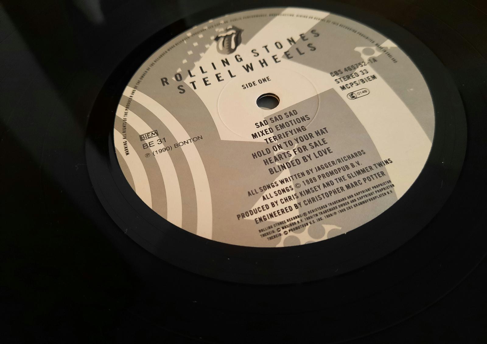 LP Rolling Stones- Steel Wheels 1990 Bonton. TOP Stav.  - LP / Vinylové desky