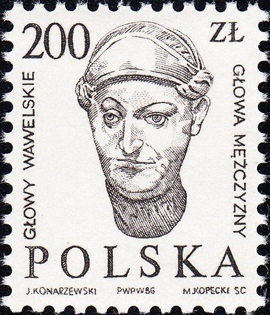 Poľsko 1986 Známky Mi 3058 ** umenie sochárstva Krakov Kráľovský hrad - Známky