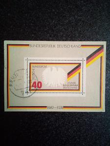 Známka: Německo: 25 years Federal Republic of Germany.