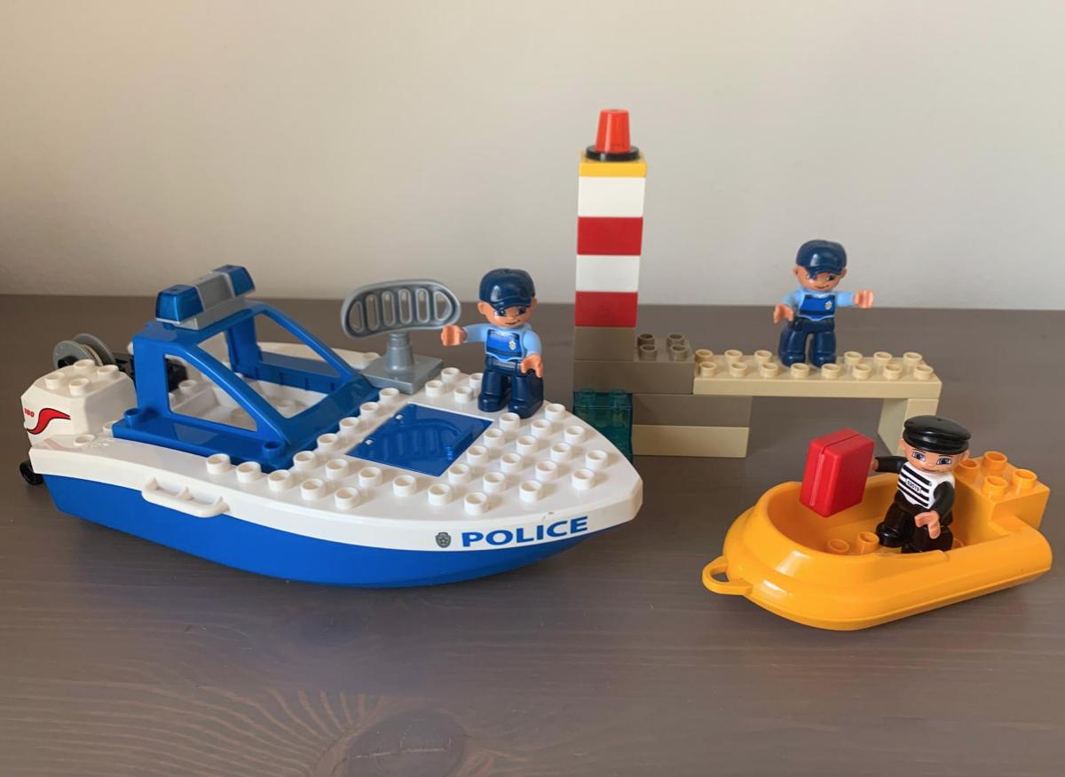hjerte tack festspil Lego Duplo 4861 - Policejní loď | Aukro