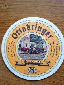 Pivní podtácek - Ottakringer (Wien, Rakousko) - Helles Bier