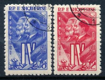 Albánie 1961 ʘ/ Mi. 621-2 , komplet , LENIN , /L22/