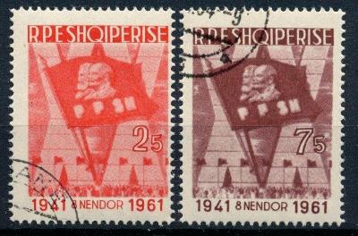 Albánie 1961 ʘ/ Mi. 638-9 , komplet , LENIN , /L22/