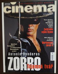 Filmový časopis - CINEMA  číslo 10/1998
