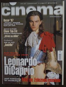 Filmový časopis - CINEMA  číslo 5/1998