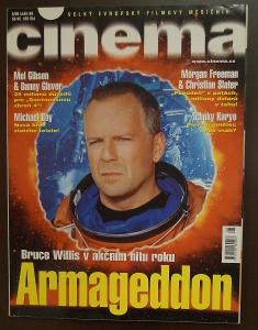 Filmový časopis - CINEMA číslo 8 rok 1998