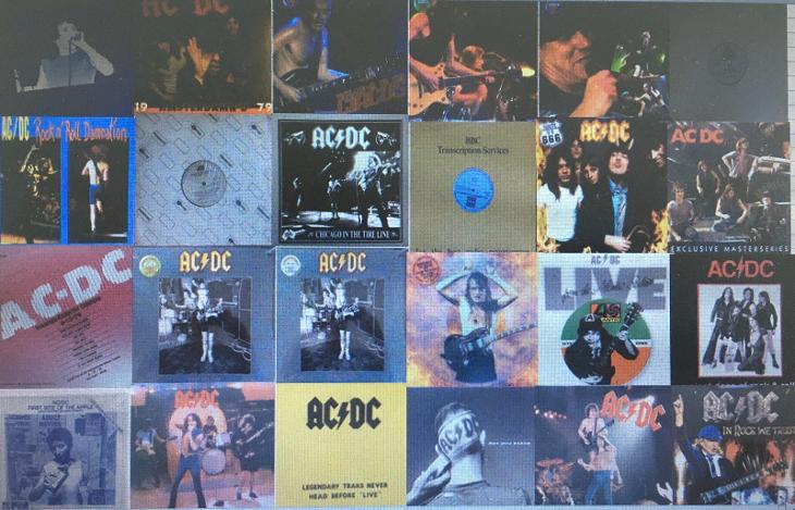 AC/DC prodám sbírku