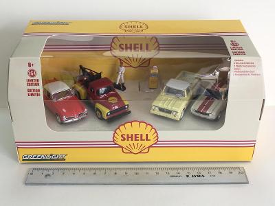 Diorama SHELL - Studebaker Ford Dodge Shelby - Greenlight 1/64 