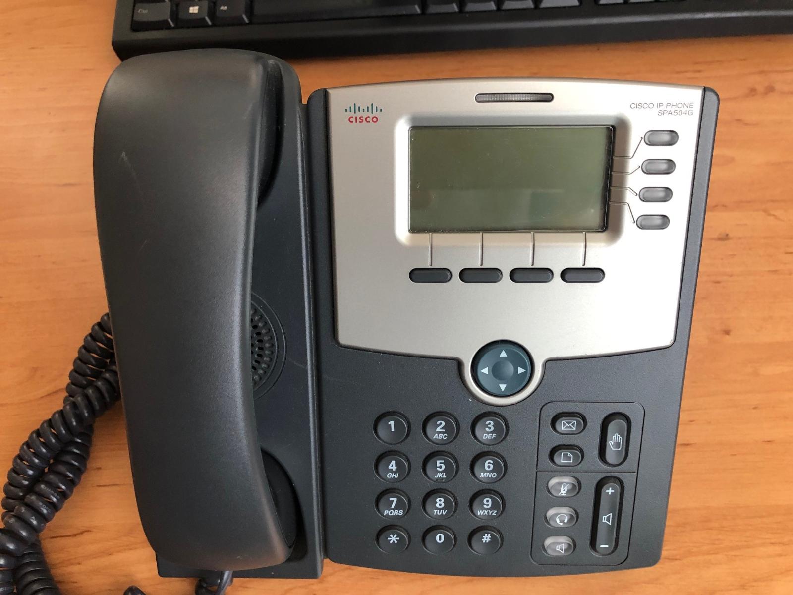 Cisco SPA504G - 4-linkový VoIP telefon s POE | Aukro