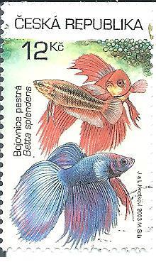 Akvarijní rybky 2003 , raž. zn. k.č. 365.