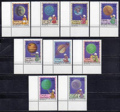 Somálsko-Planety 1996**  Mi.598-606 /16 €