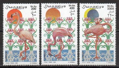 Somálsko-Plameňáci 1998**  Mi.726-728 / 12 €