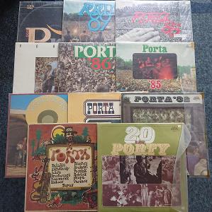 12 LP PORTA - včetně 20 let porty - VÝBORNÝ STAV 