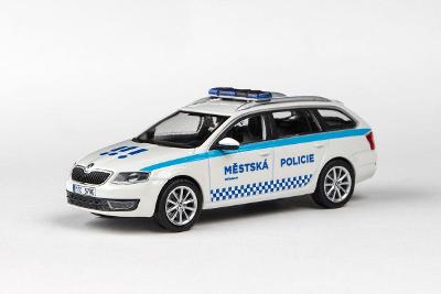 Vyprodaná Škoda Octavia III - Městská Policie Ostrava 1:43 Abrex