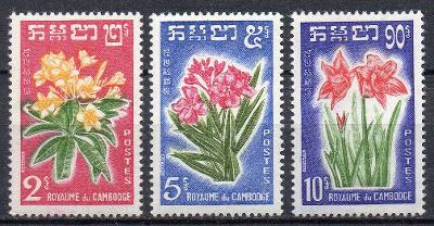 Kambodža-Flóra 1961**  Mi.118-120 / 5,50 €
