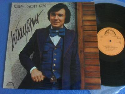 LP Karel Gott 1974 PODPIS !!!
