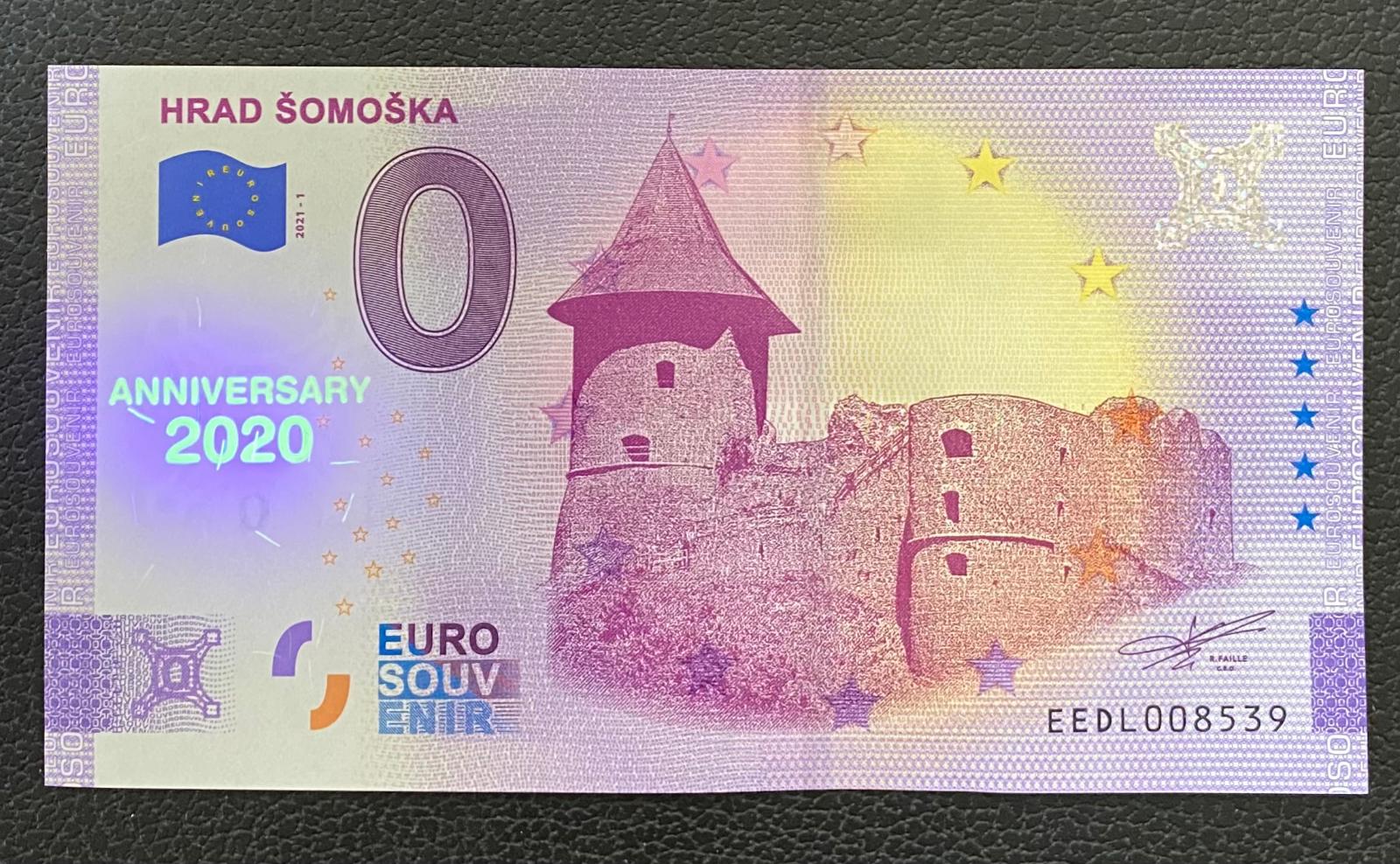 0 Euro Souvenir HRAD ŠOMOŠKA 2021 [ANNIVERSARY] - Zberateľstvo