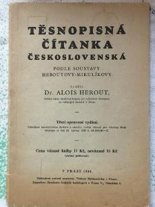 Dr. Alois Herout: Těsnopisná čítanka československá top stav