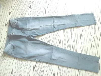 GATE pěkné šedé pružné džíny s malýma cvočkama 42/32 /pas 86cm/