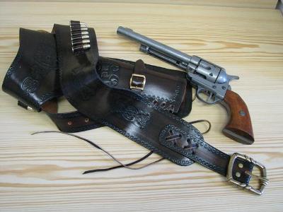 Holster na revolver s náboji (NOVÝ)