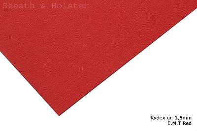 Kydex E.M.T. Red - 150x200mm tl. 1,5mm