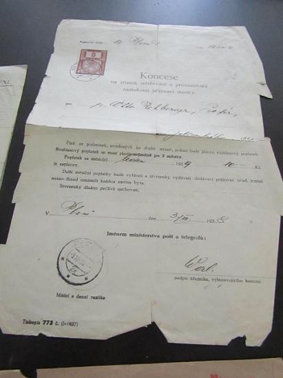 Staré dokumenty 4 ks  1941, 1942, 43
