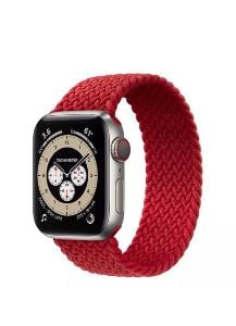 Řemínek Apple Watch 38/40 mm - pletený, červený, Vel. M