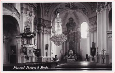 Hejnice (Haindorf) * oltář, interiér kostela * Liberec * M1032