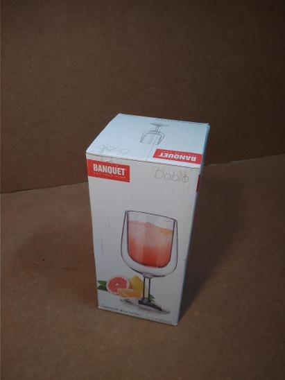 BANQUET sklenička DOBLO 190ml, dvoustěnná - Rozbaleno ( BC 229 Kč ) - Zařízení pro dům a zahradu
