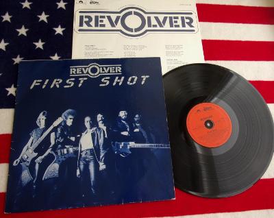 💥 LP: REVOLVER - FIRST SHOT, 1.press West Germany 1981 (Hell's Angel)