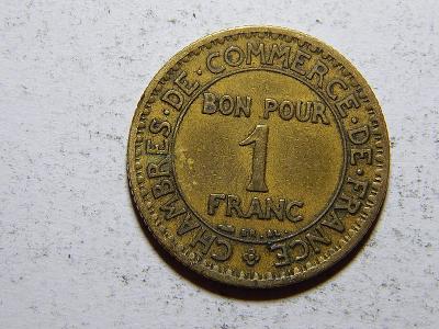 Francie 1 Franc 1921 XF č11210