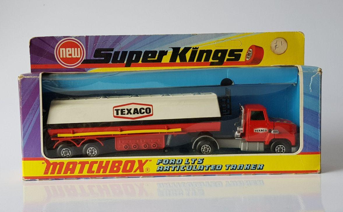 MatchBox Super Kings K-16 FORD TANKER TEXACO - Kovové a sběratelské modely aut