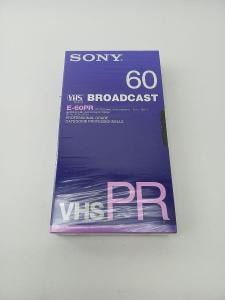 KAZETA VHS Sony E-60PR  NOVÉ ORIGINAL  NEROZBALENÉ