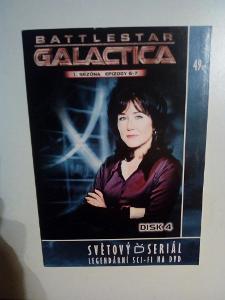DVD, seriál Battlestar Galactica, serie 1, disk č. 4