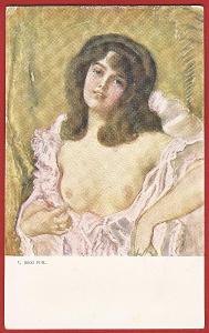 Erotická stará pohlednice - "Stella"